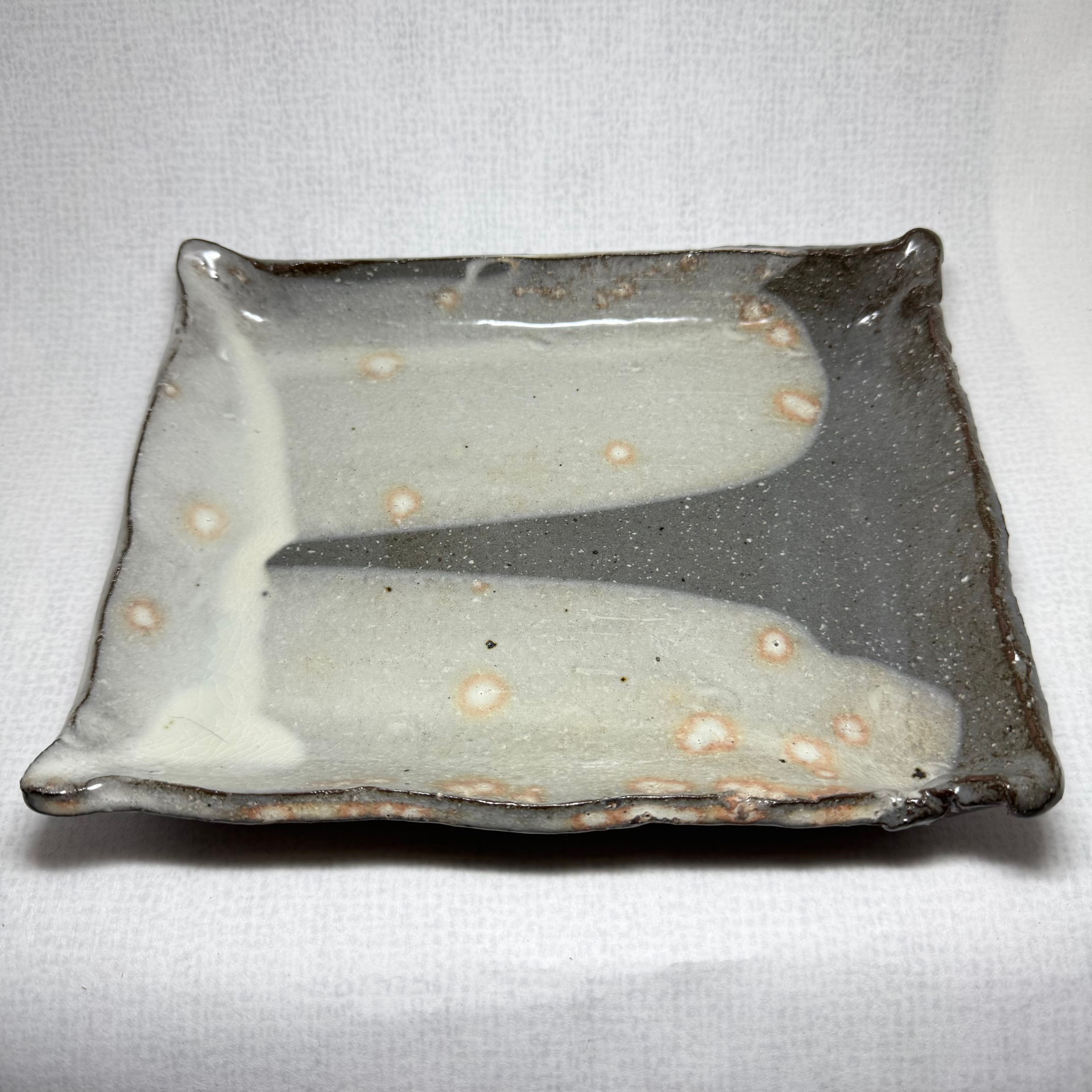 UU25)Hagi ware Seigan Yamane Plate