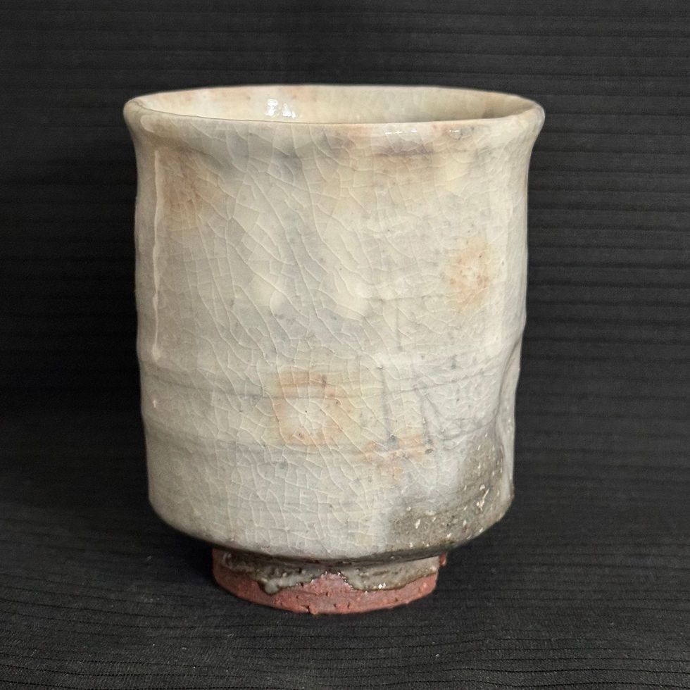 Thumbnail: K076)Hagi ware Kunisuke Nakahara tea cup