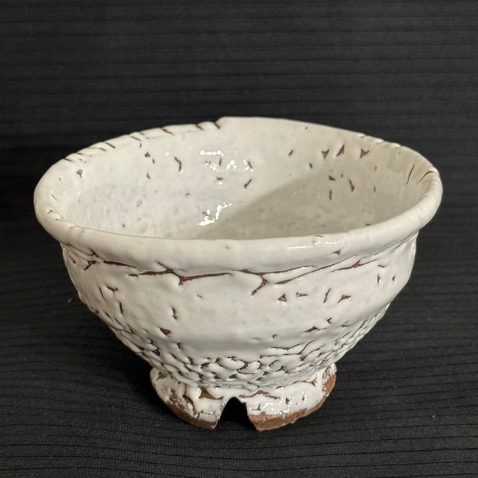 Thumbnail: N033)Hagi ware Kunisuke Nakahara espresso cup,sake cup