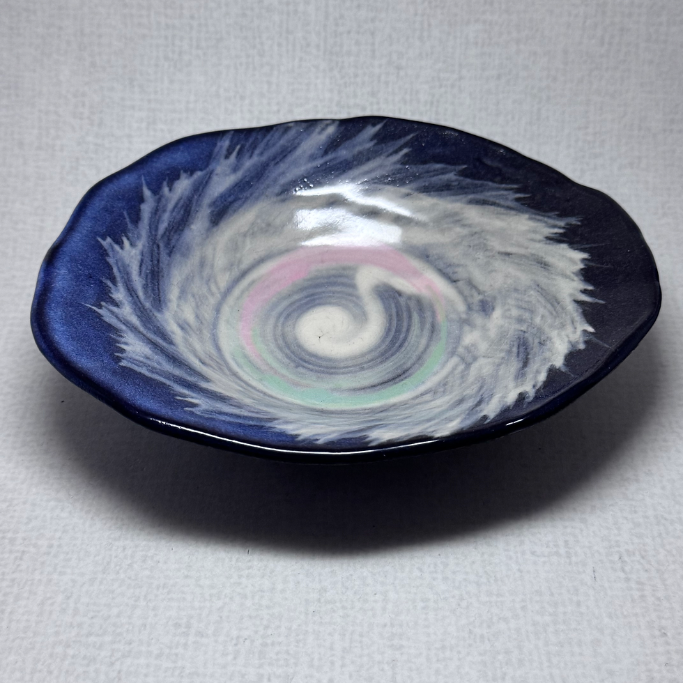 Thumbnail: PP40)Hagi ware Yuka Matsuo plate