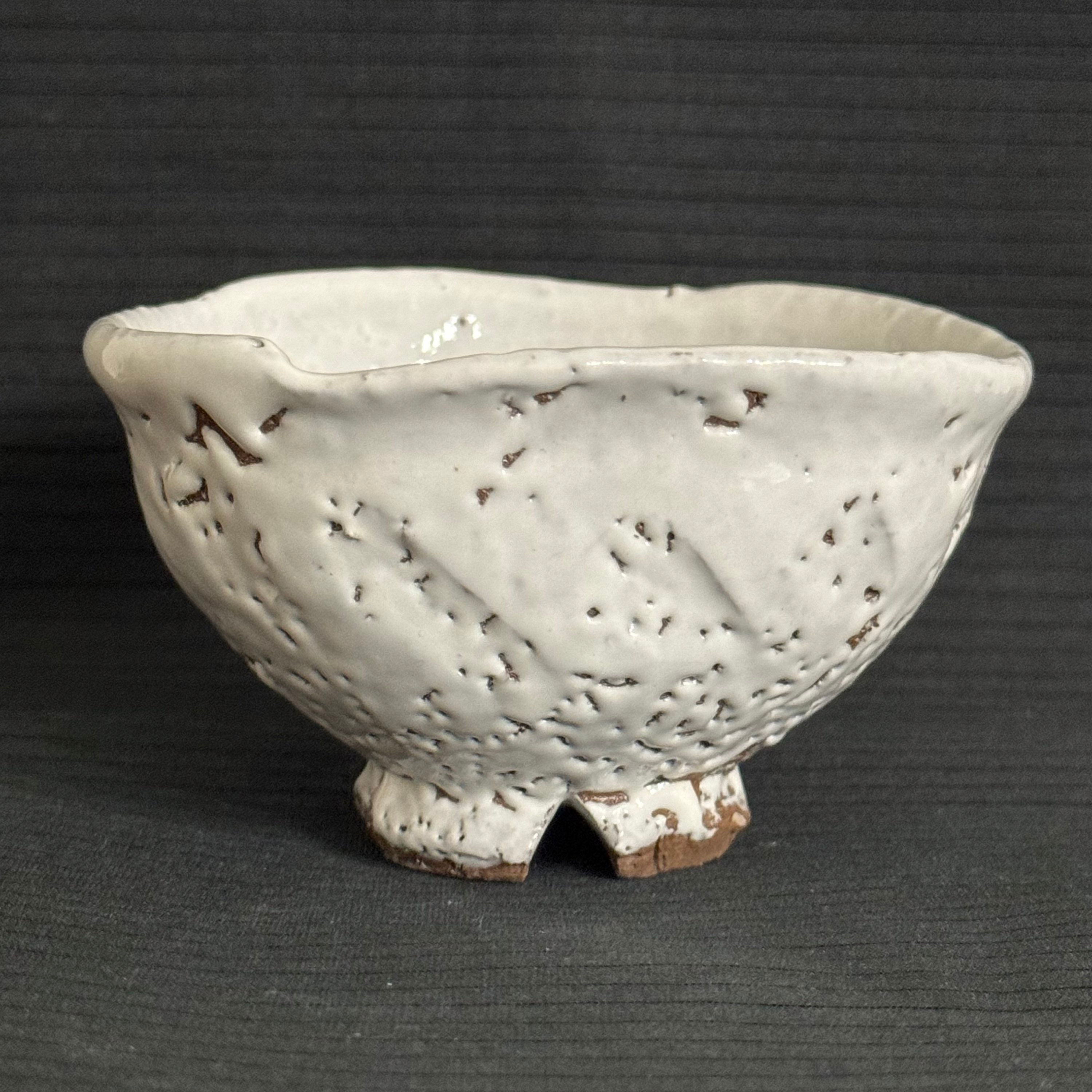 N035)Hagi ware Kunisuke Nakahara espresso cup,sake cup