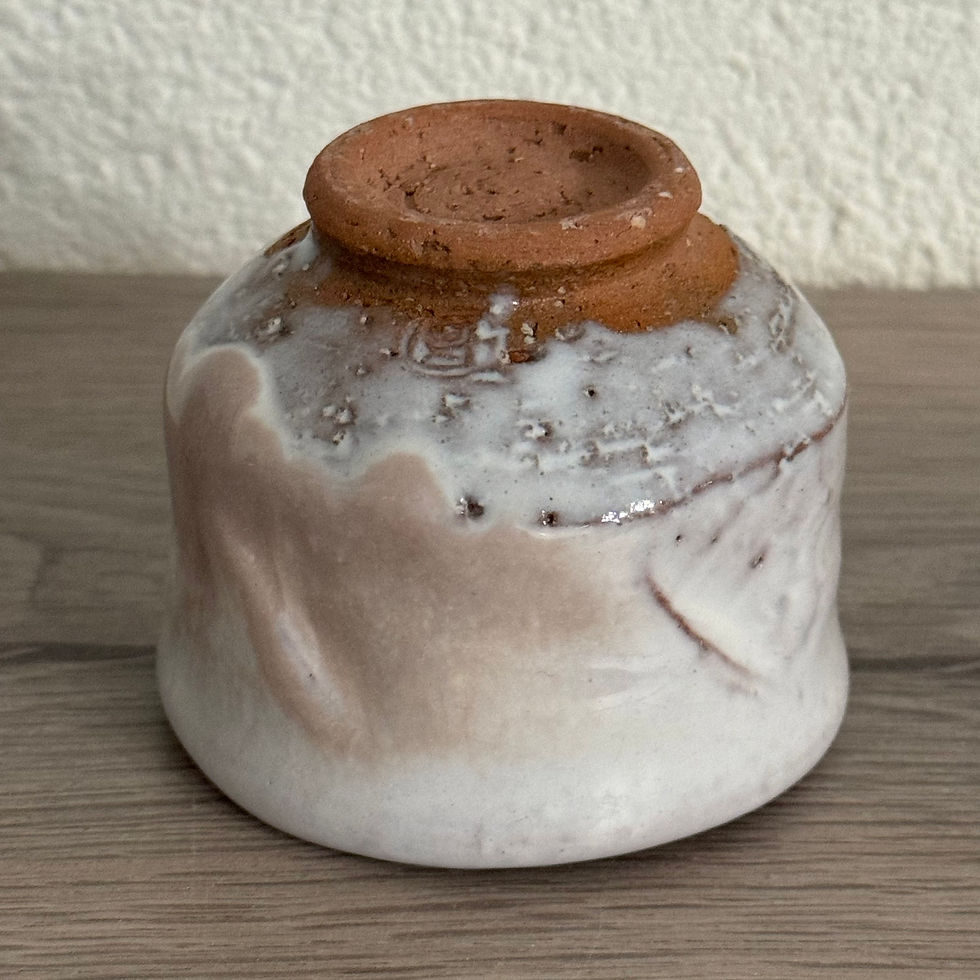 Thumbnail: C061)Hagi ware Kunisuke Nakahara espresso cup,sake cup