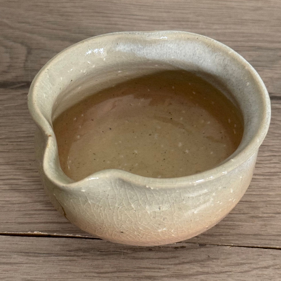 Thumbnail: O-40)Hagi ware Tenpouzan lipped bowl Yuzamashi boiled water cooling
