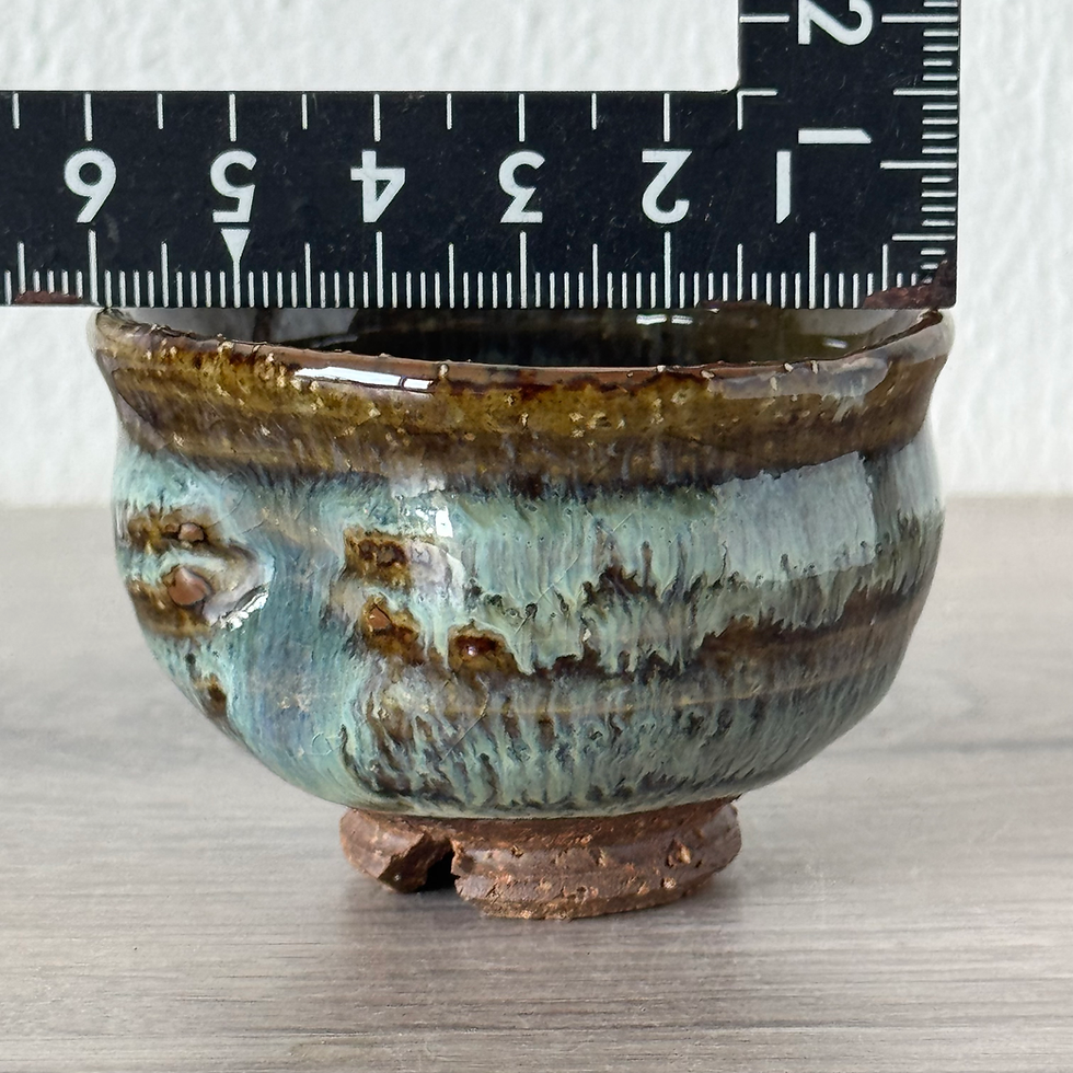 Thumbnail: W071)Susa ware Dousen Tsuchitani sake cup,espresso cup