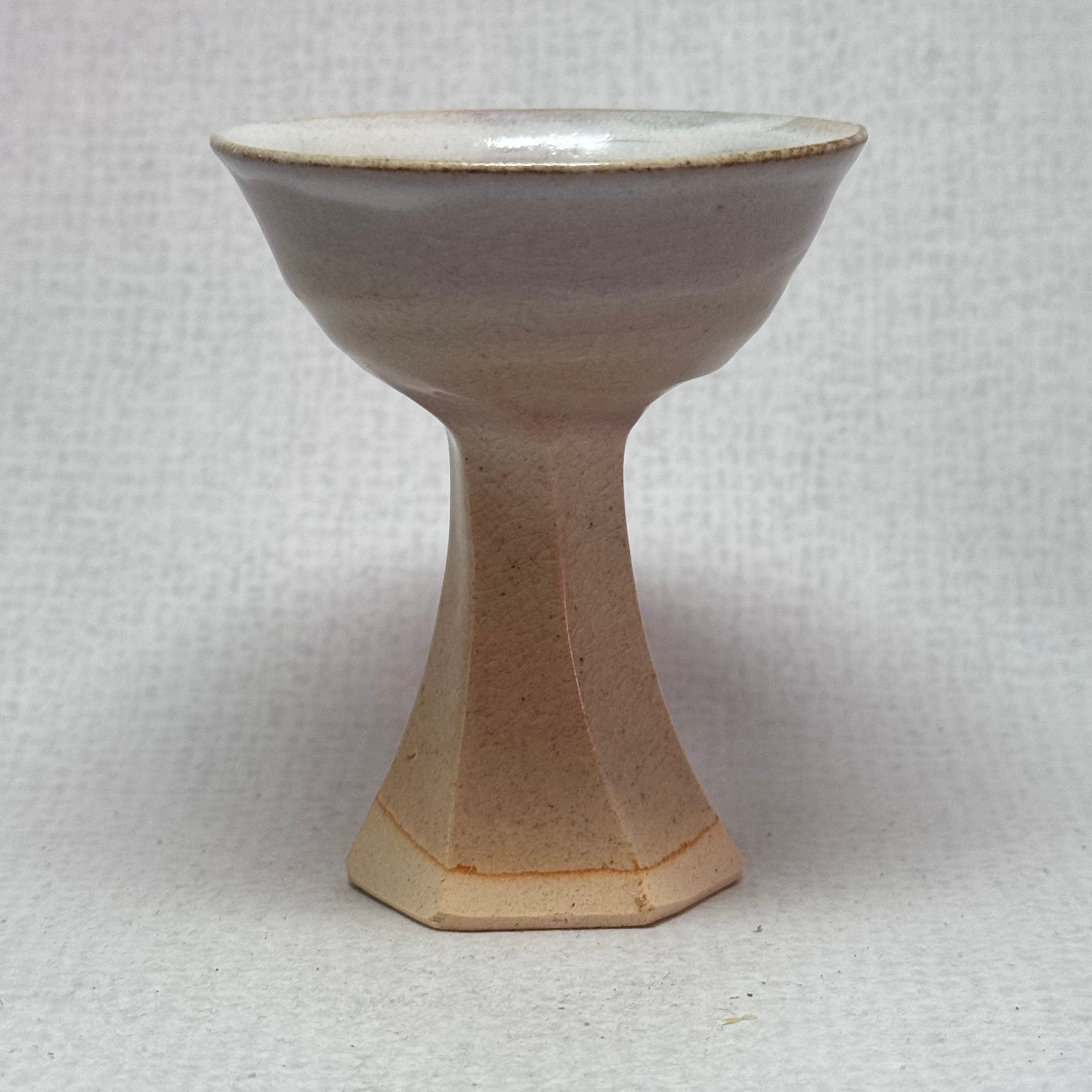 OO87)Hagi ware sake horse cup Bajyohai