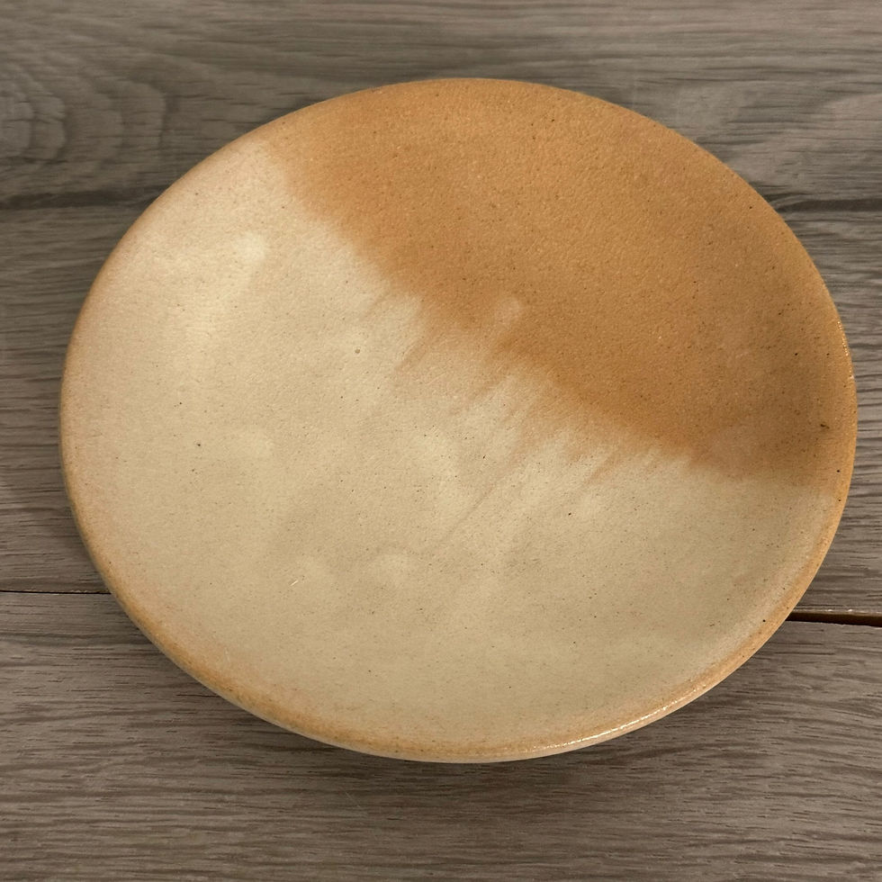 Thumbnail: S007)Hagi ware plate φ12.2cm