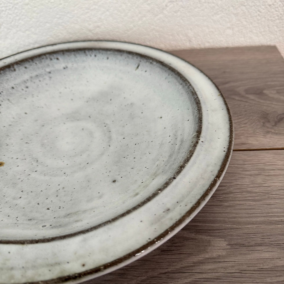 Thumbnail: J036)Hagi ware Seigan Yamane plate