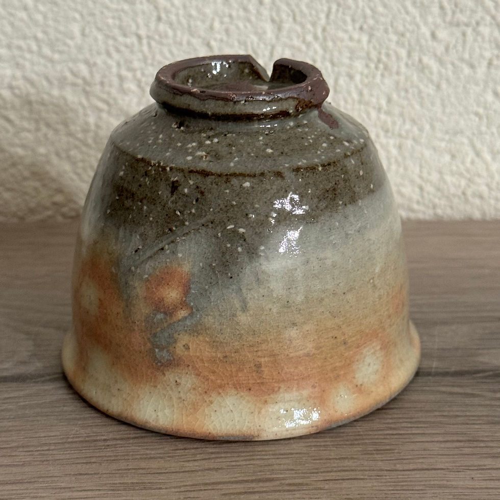 Thumbnail: L049)Hagi ware Yuka Matsuo tea cup