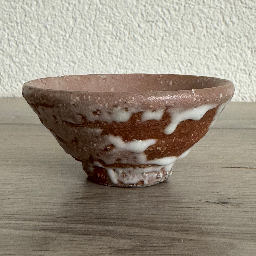 Thumbnail: I003)Hagi ware Masanori Makino sake cup  sakazuki