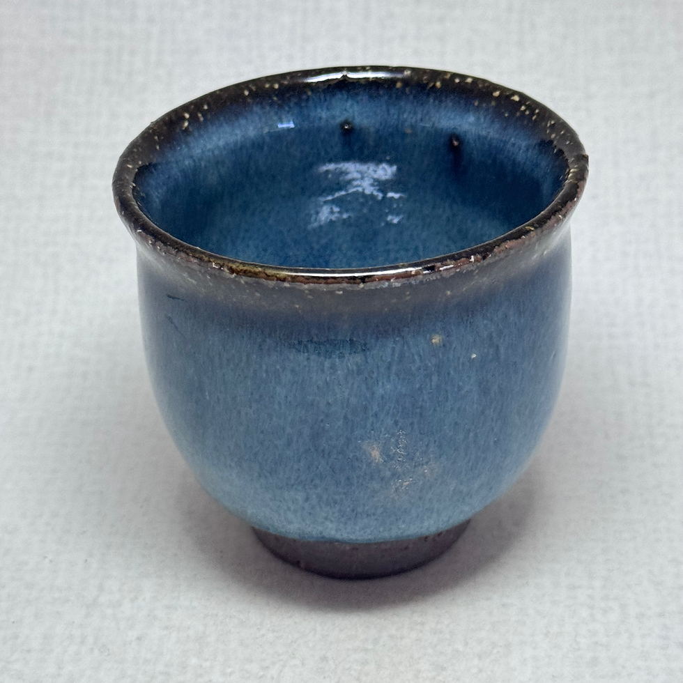 Thumbnail: QQ17) Hagi ware Seigan Yamane tea cup