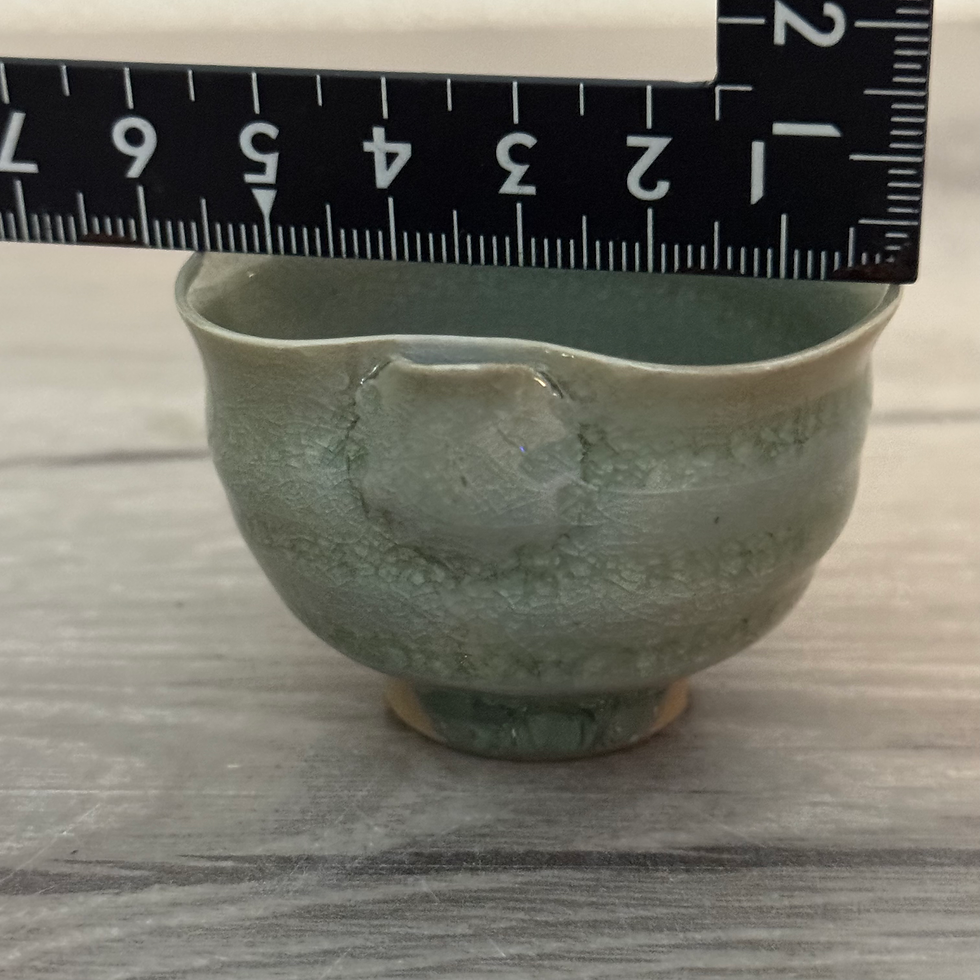 Thumbnail: HH34)Susa ware Dousen Tsuchitani sake Gyokuro cup