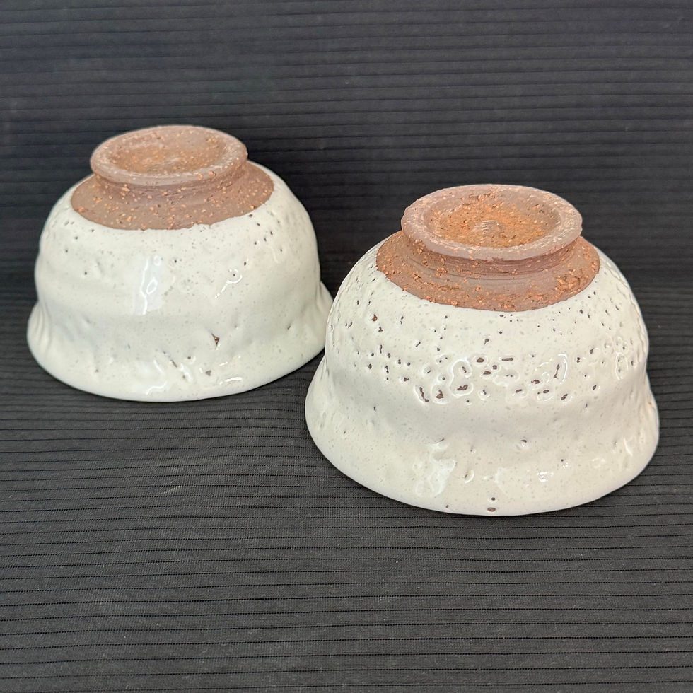 Thumbnail: D008)Hagi ware Seigan Yamane tea cup(2  for €30,00)