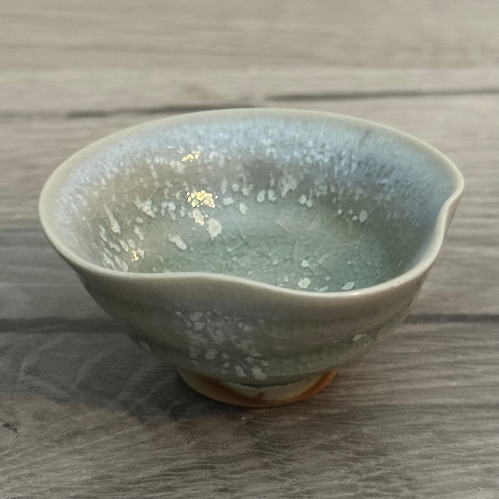 Thumbnail: HH45)Susa ware Dousen Tsuchitani sake Gyokuro cup