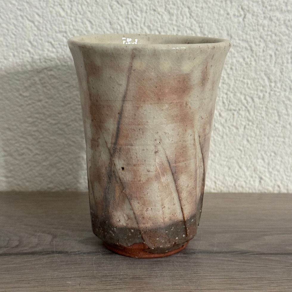 Thumbnail: N060)Hagi ware Kunisuke Nakahara cup tumbler