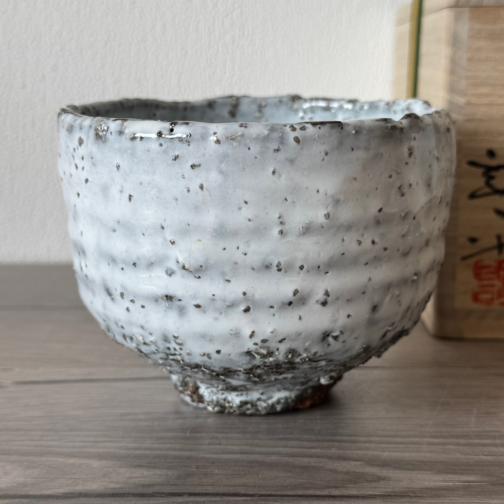 Thumbnail: Y016)Hagi ware Kohei Tanaka Matcha bowl with box