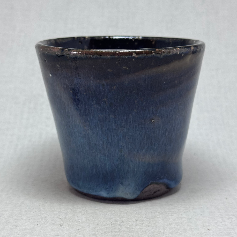 Thumbnail: QQ09)Hagi ware Seigan Yamane espresso cup ,sake cup