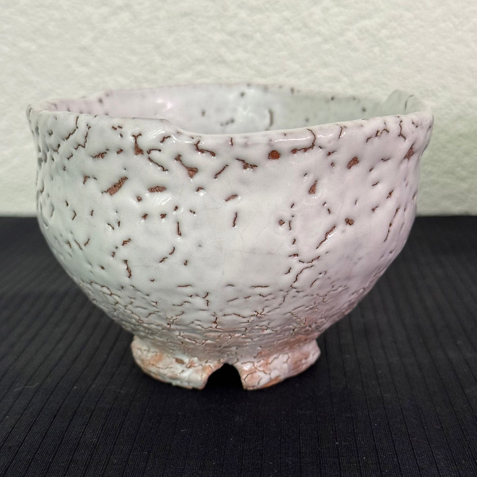 Thumbnail: A007)Hagi ware Kunisuke Nakahara small Matcha bowl （2 for €40,00）