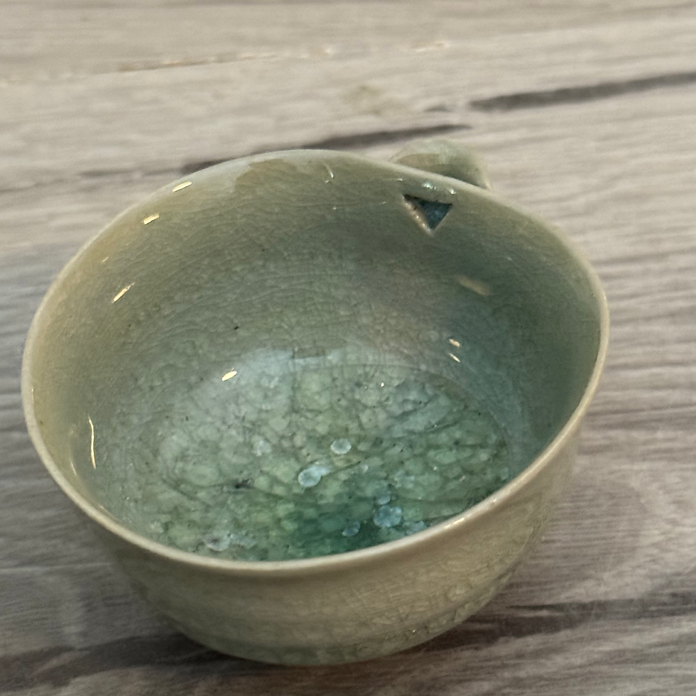 Thumbnail: HH41)Susa ware Dousen Tsuchitani sake Gyokuro cup