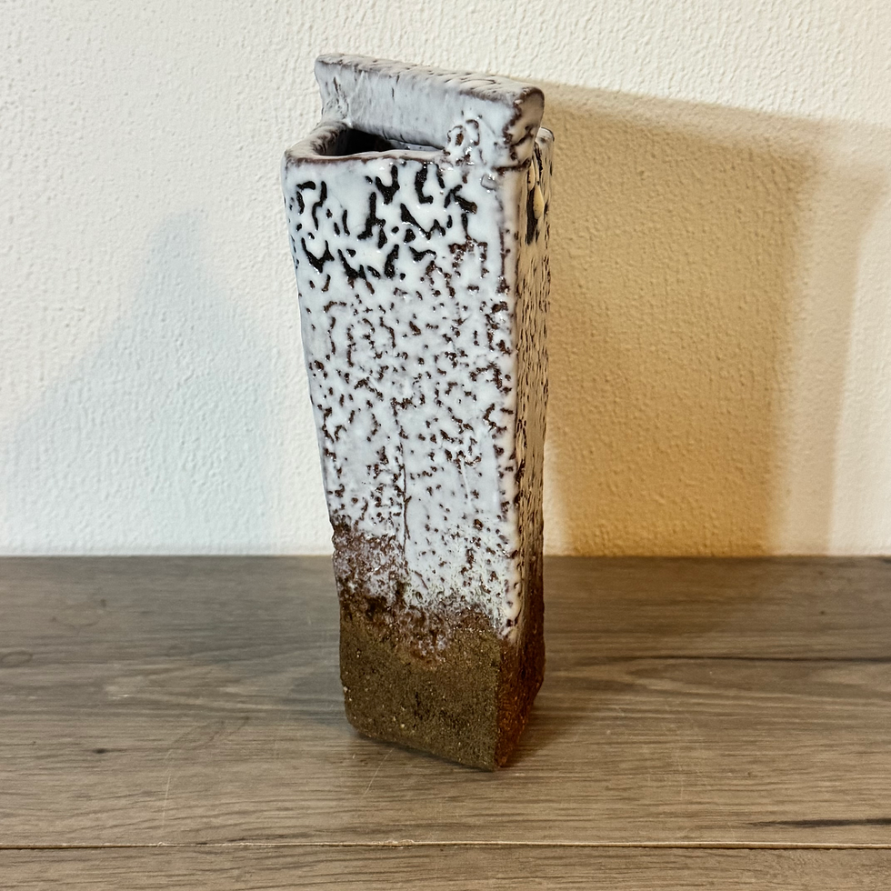 Thumbnail: LL45)Hagi ware  Vase Deishi Shibuya 