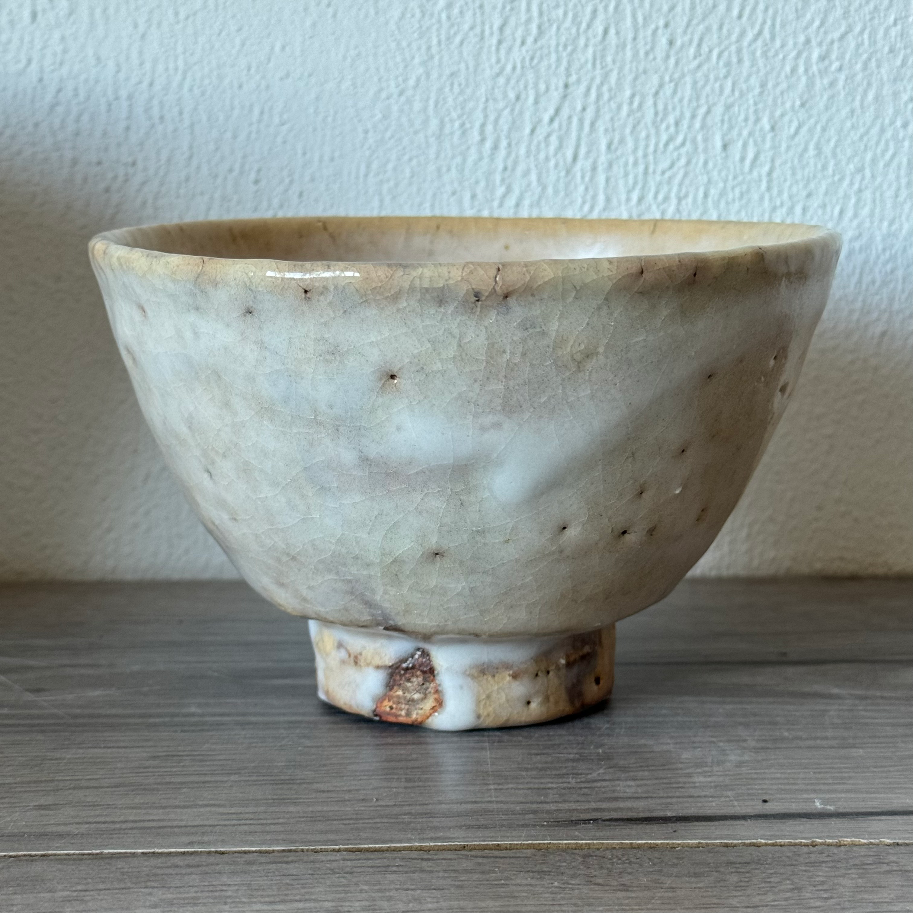 T046)Hagi ware Seigan Yamane matcha bowl