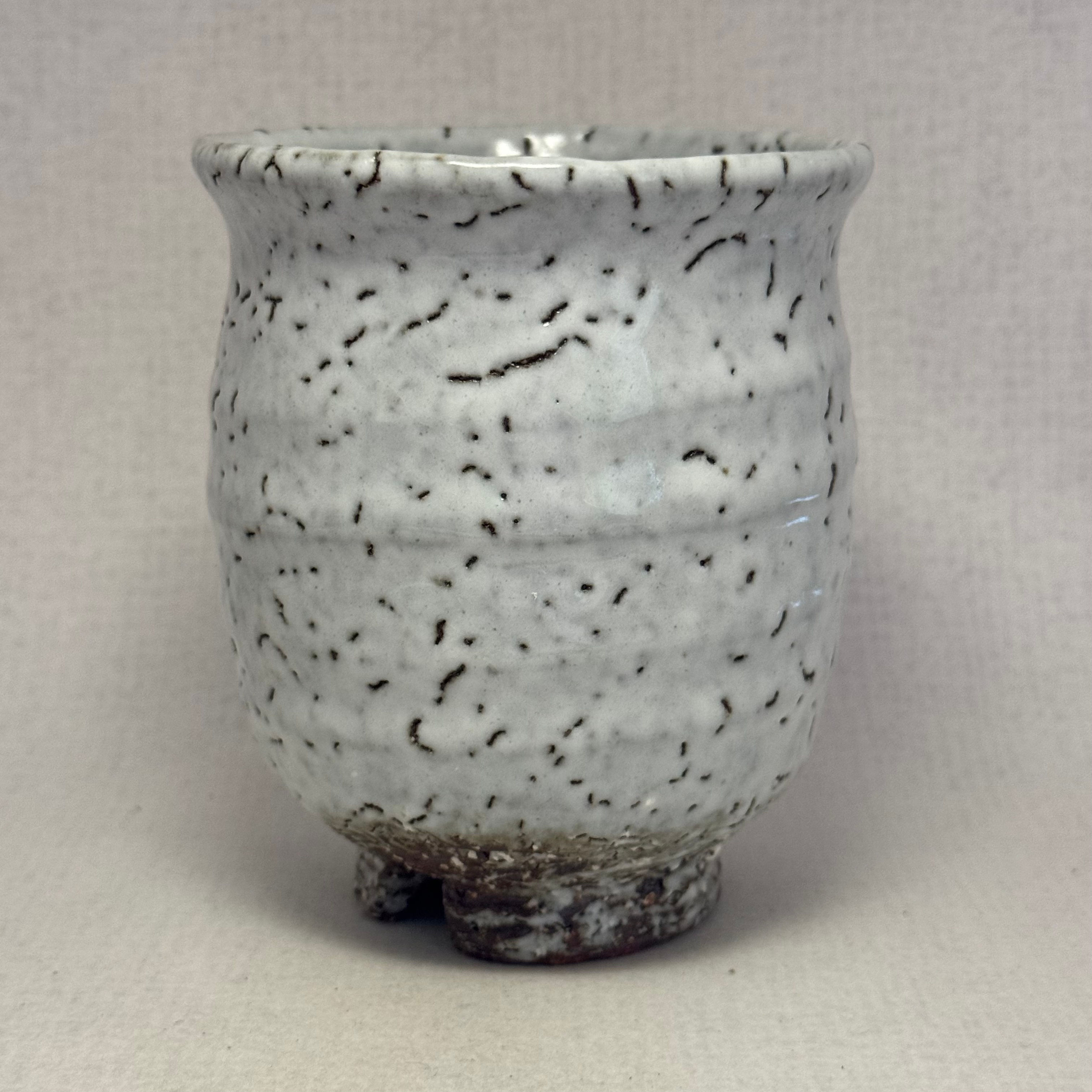 AG89)Hagi ware Kunisuke Nakahara tea cup