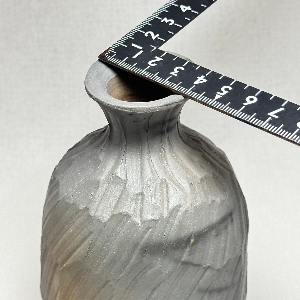 Thumbnail: Hagi ware Sake bottle 