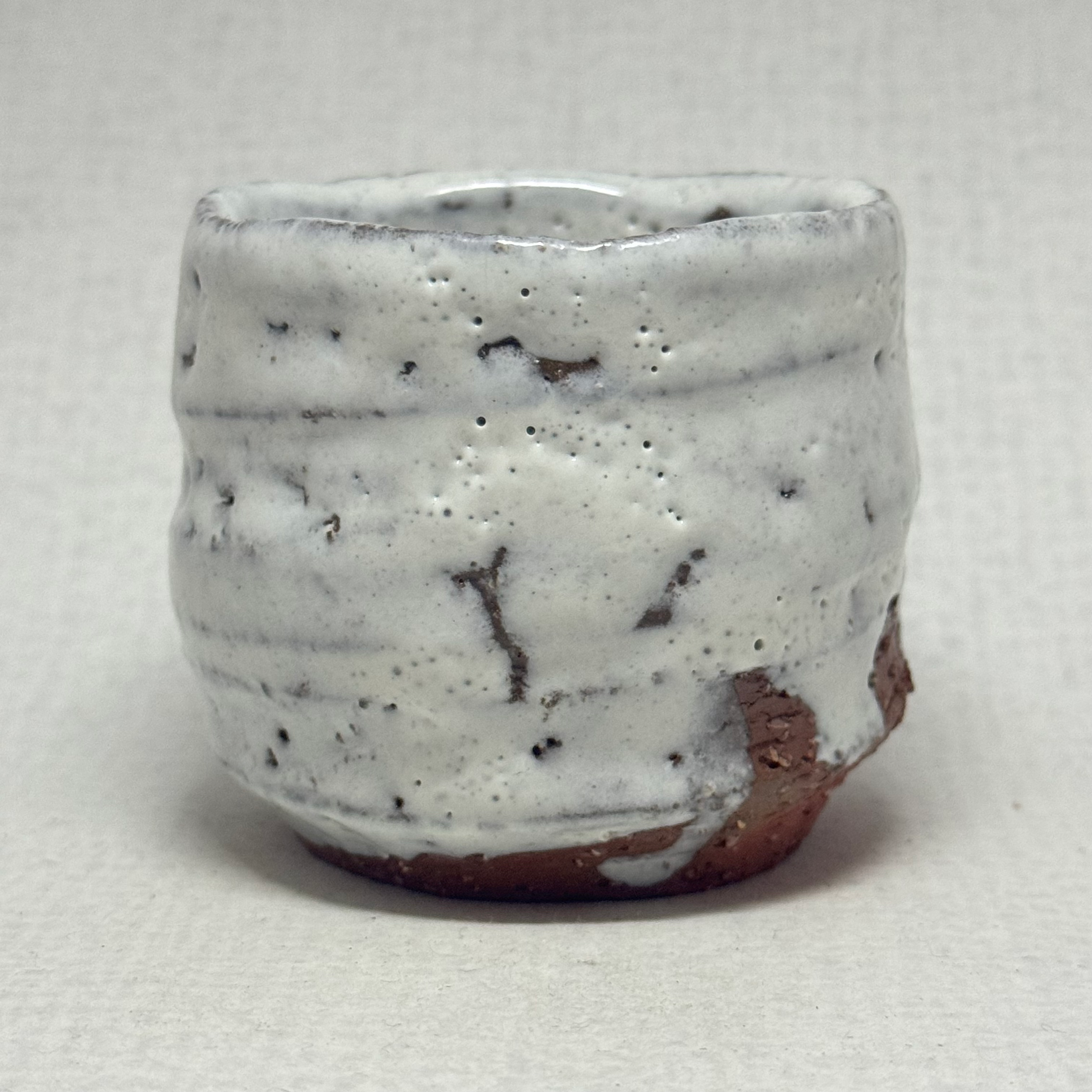 TT28)Hagi ware Yukihisa espresso cup,sake cup