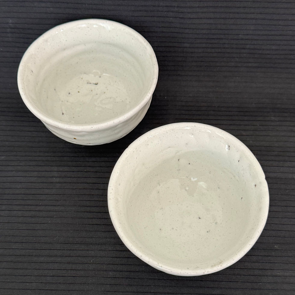 Thumbnail: D002)Hagi ware Seigan Yamane tea cup(2  for €30,00)