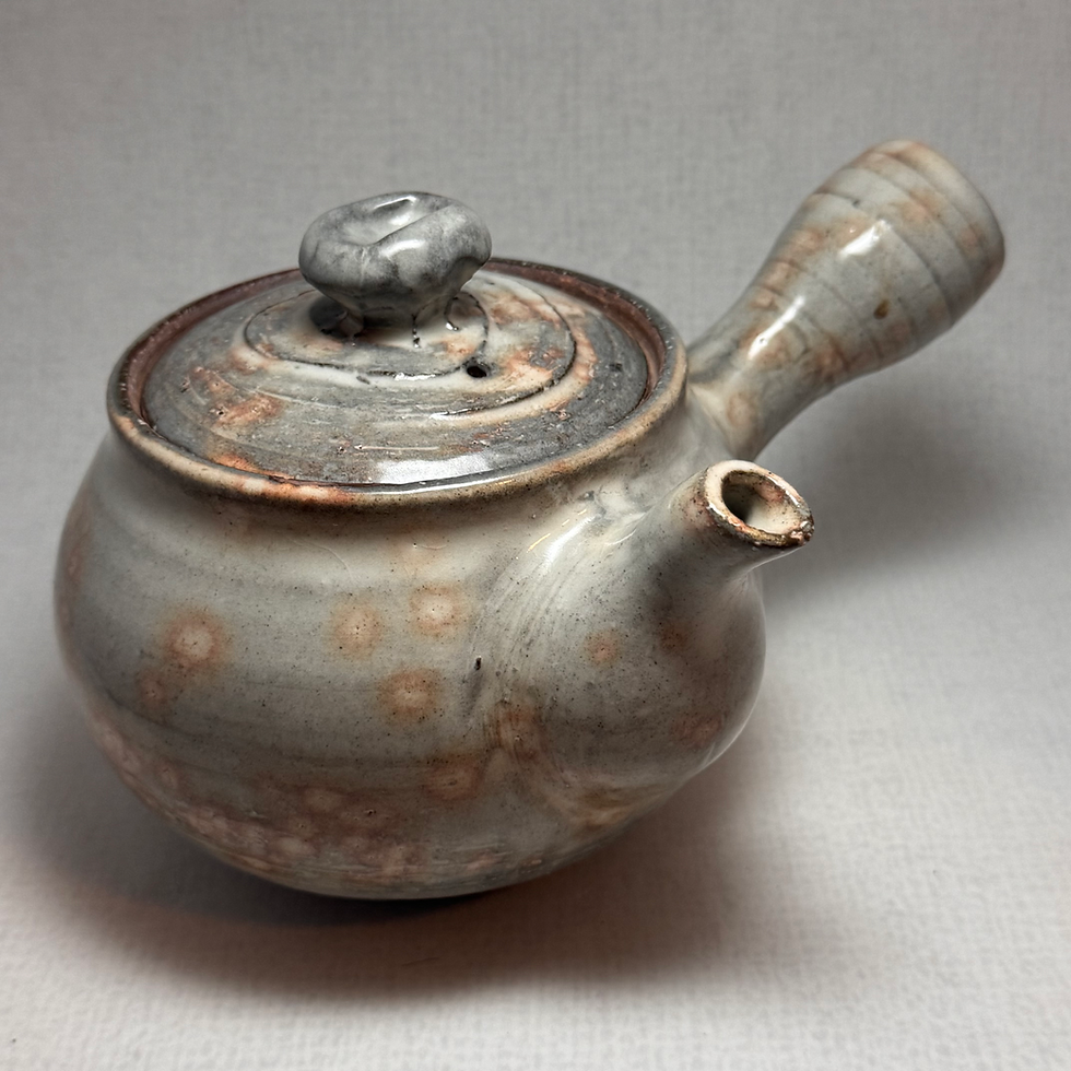 Thumbnail: KK56)Hagi ware teapot Seigan Yamane 