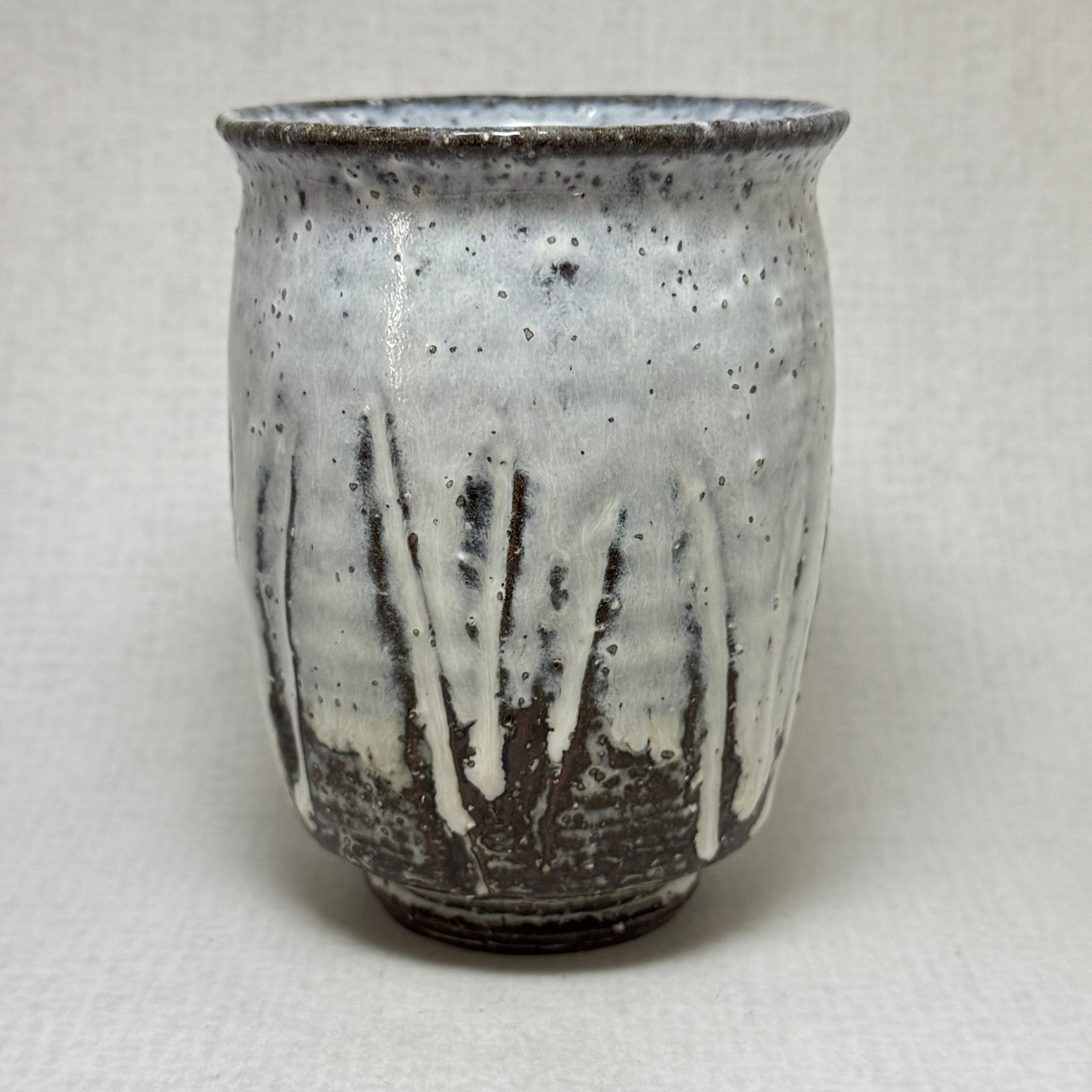 AB45)Hagi ware tea cup Yuka Matsuo