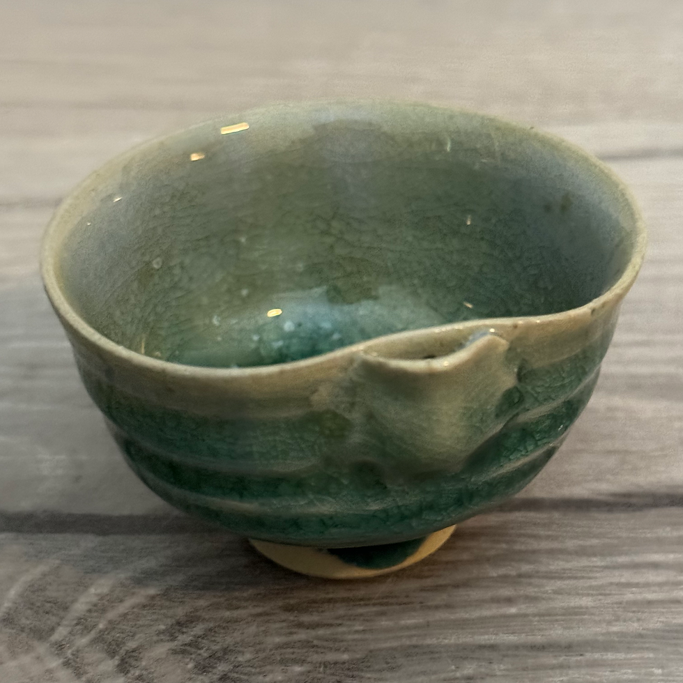 Thumbnail: HH39)Susa ware Dousen Tsuchitani sake Gyokuro cup