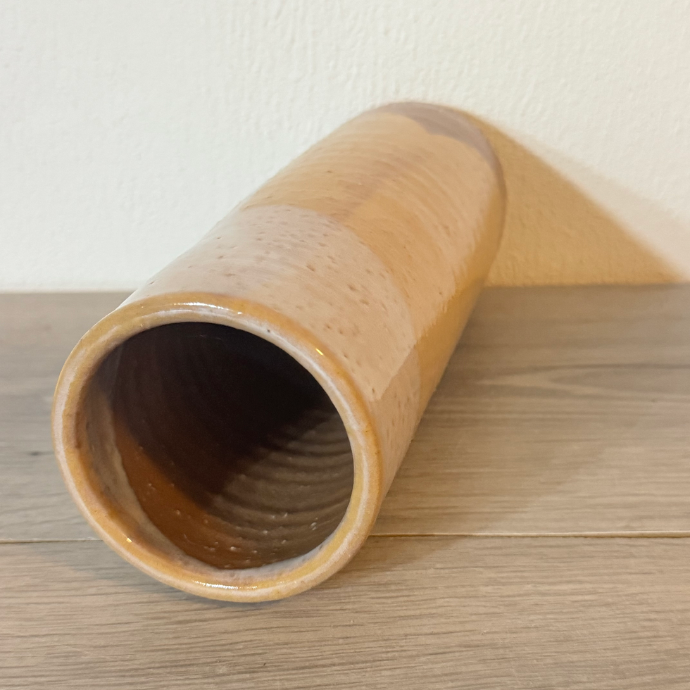 Thumbnail: LL36)Hagi ware  Vase Senshu Okada