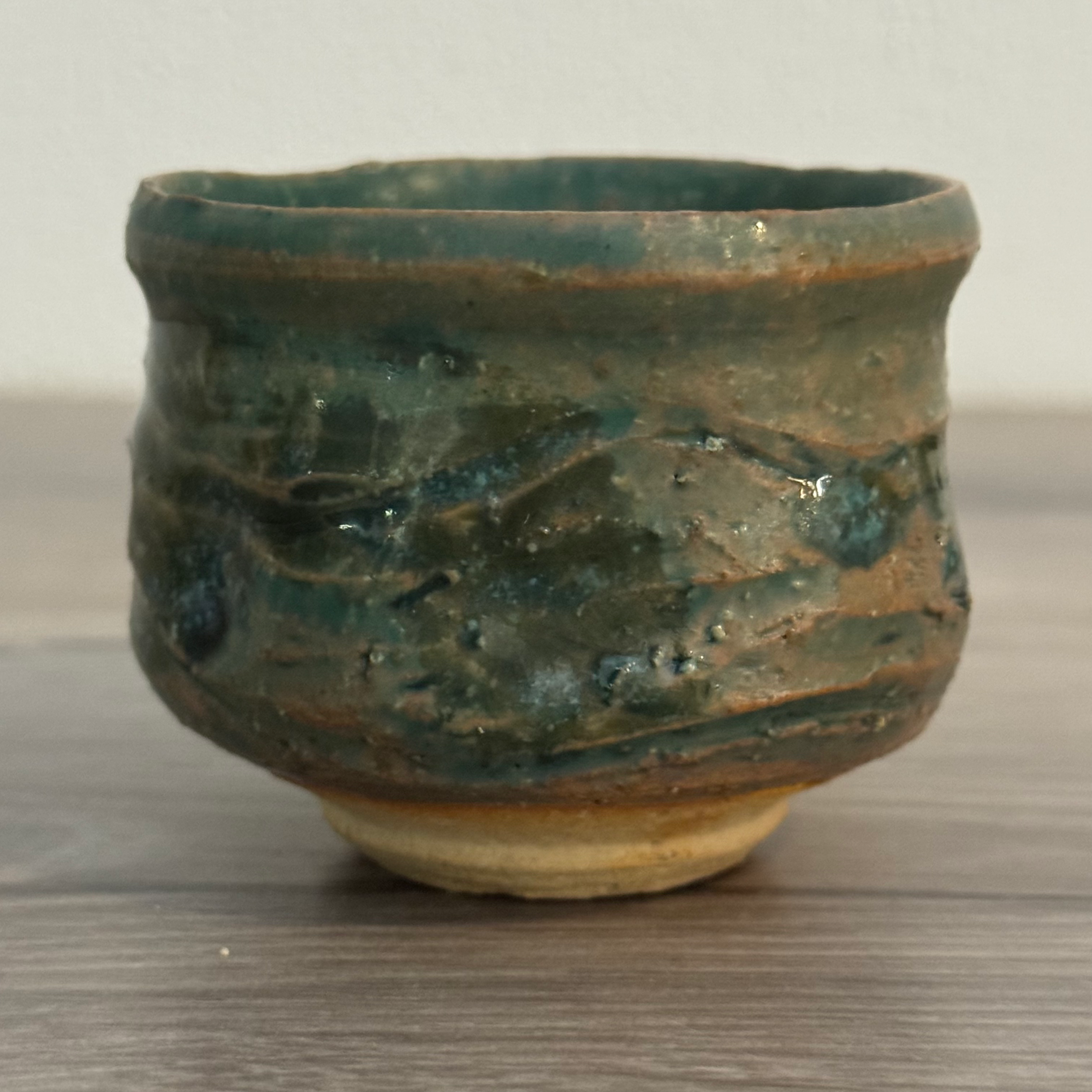 EE13) Hagi ware Ken Sasaki espresso cup,sake cup