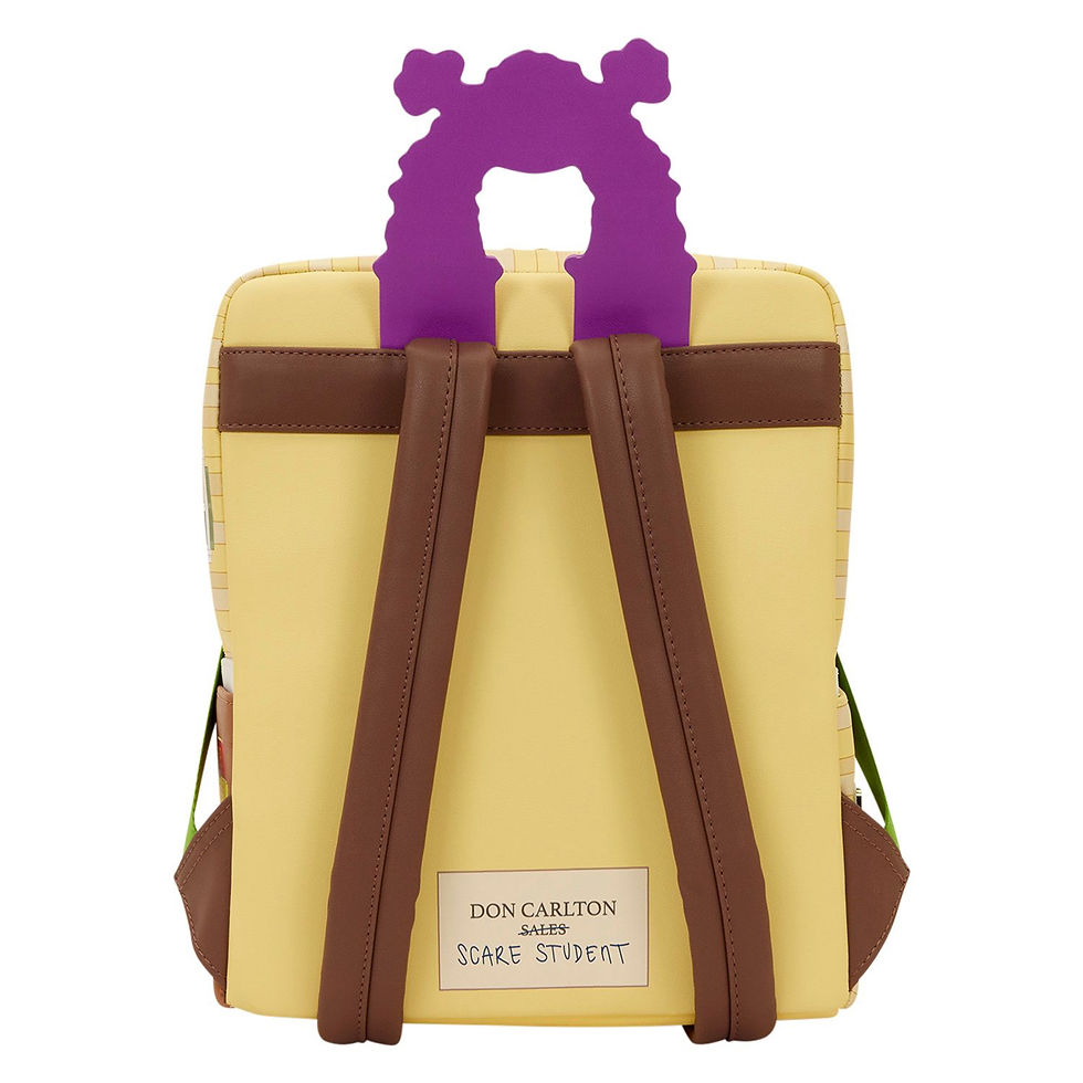 Thumbnail: Monsters University Oozma Kappa Frat House Figural Mini Backpack by Loungefly