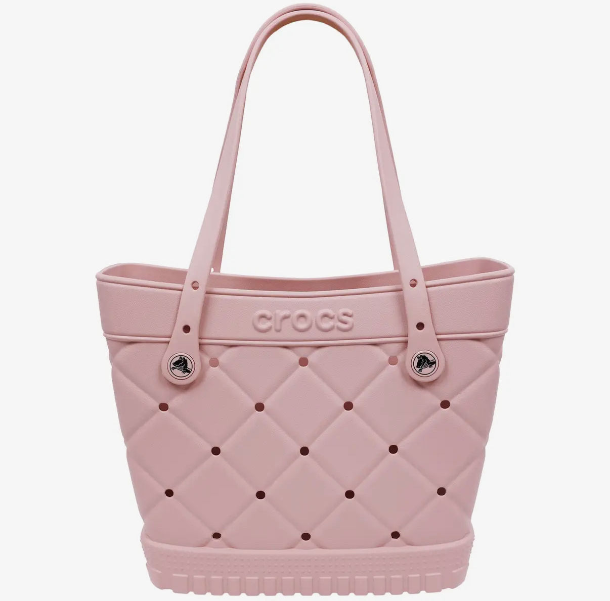 Crocs Medium Quilted Tote - Mauve Pink