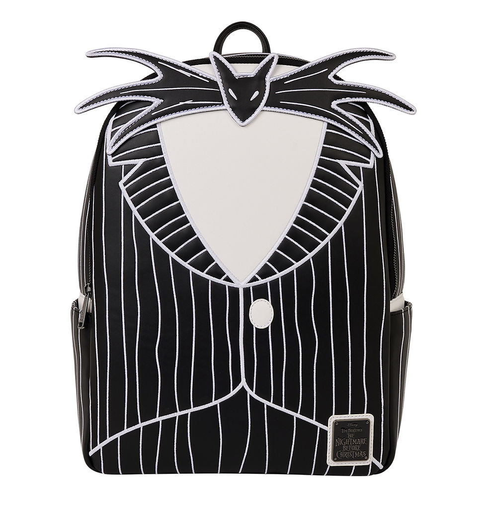 Thumbnail: Disney NBC Jack Skellington Full Size Backpack by Loungefly