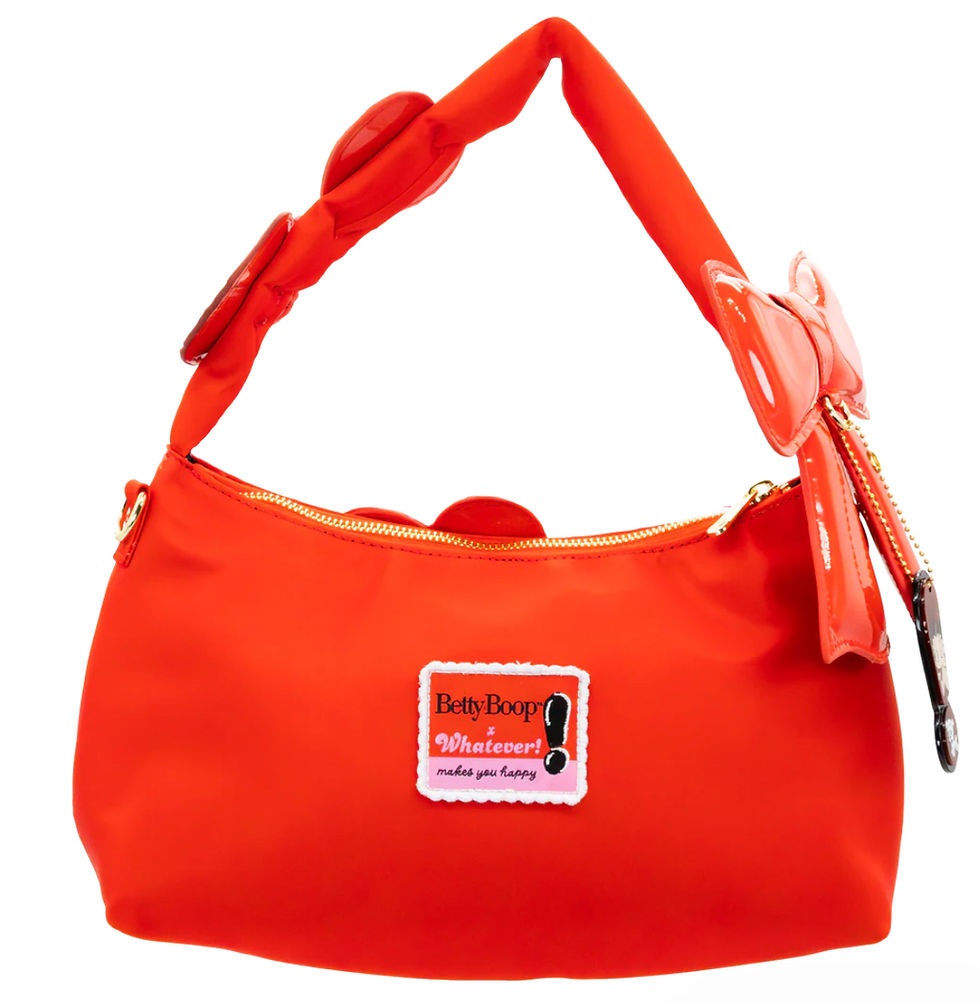 Thumbnail: Betty Boop Padded Nylon Baguette w/ Webbing Strap