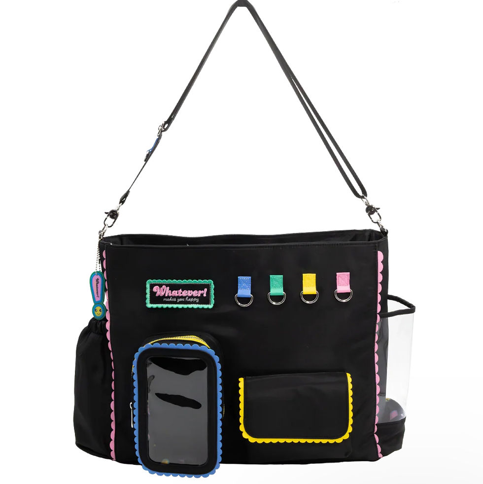 Thumbnail: Whatever! Makes You Happy Emotional Support Trinket Tote Bag