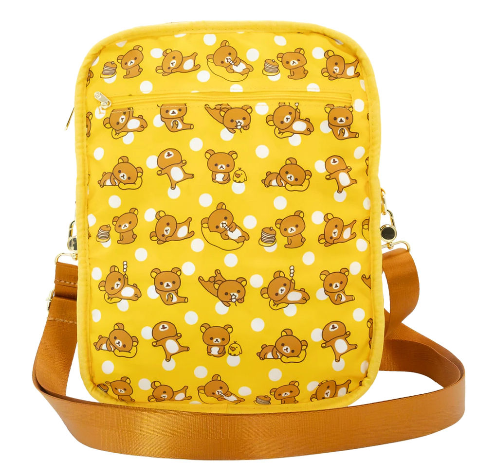 Thumbnail: RILAKKUMA QUILTED REVERSABLE CONVERTIBLE SQUARE BAG