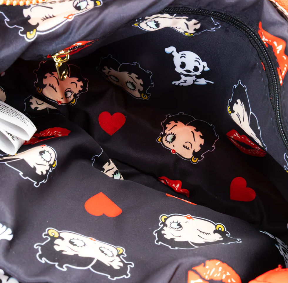 Thumbnail: Betty Boop Padded Nylon Baguette w/ Webbing Strap