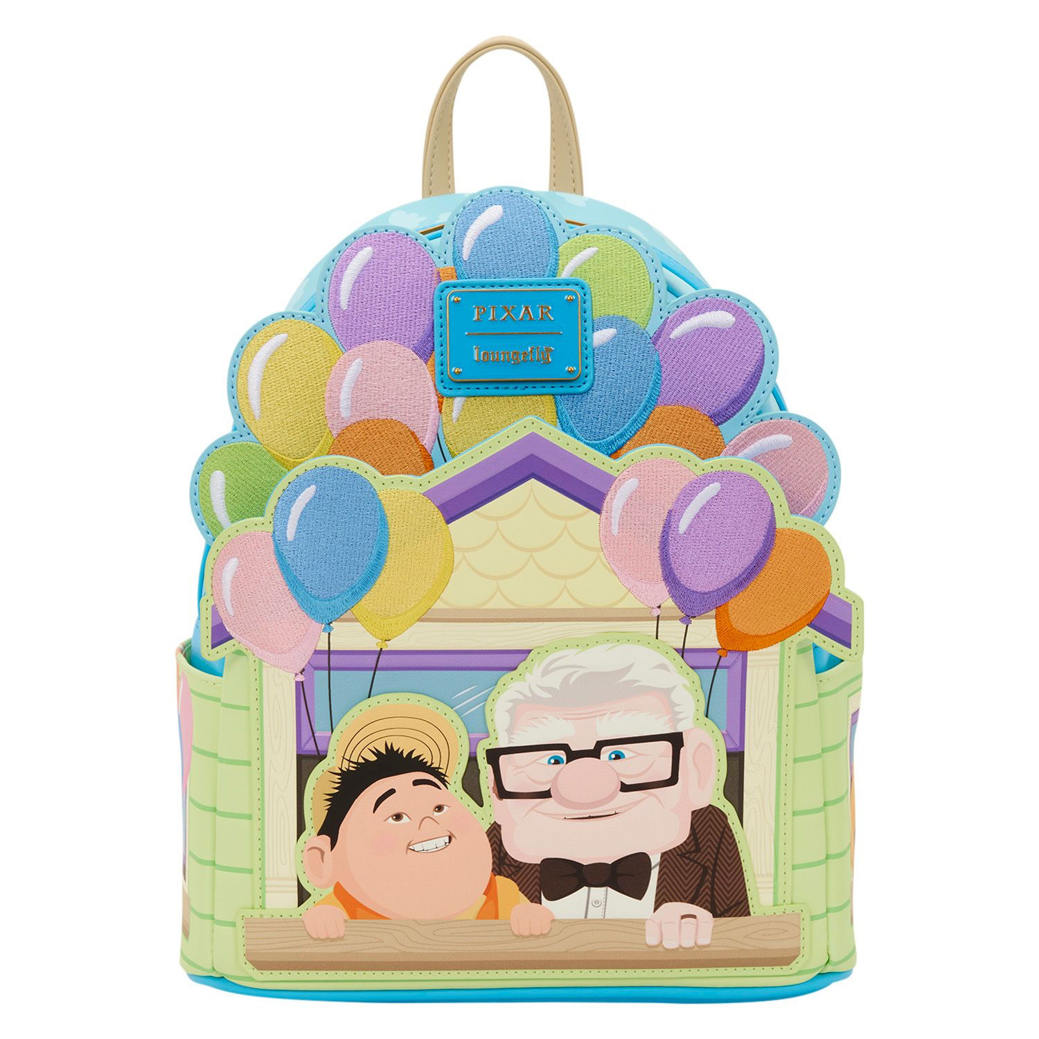 Disney Pixar Up House Carl & Russell Balloon Mini Backpack by Loungefly