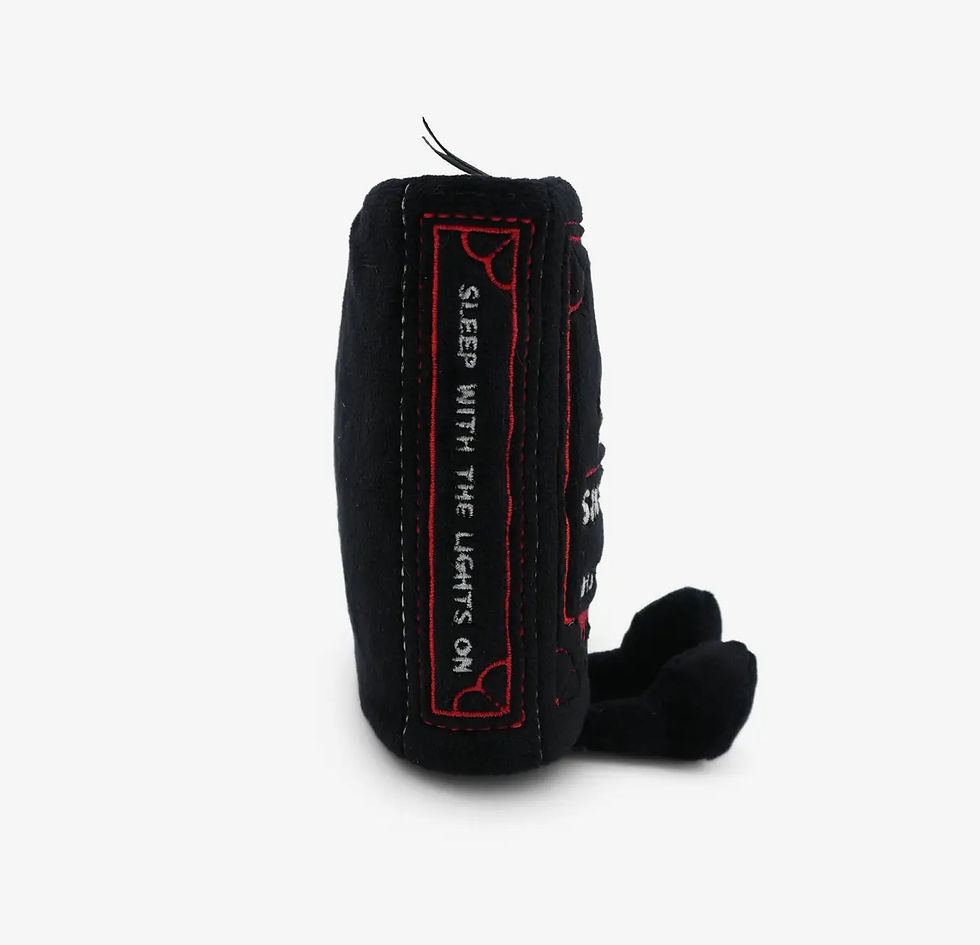 Thumbnail: I Like My Horrors Sinister & Disturbing Book Plush Bag Charm