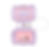Thumbnail: Kewpie Cat Bow Pearl Wristlet Card Holder