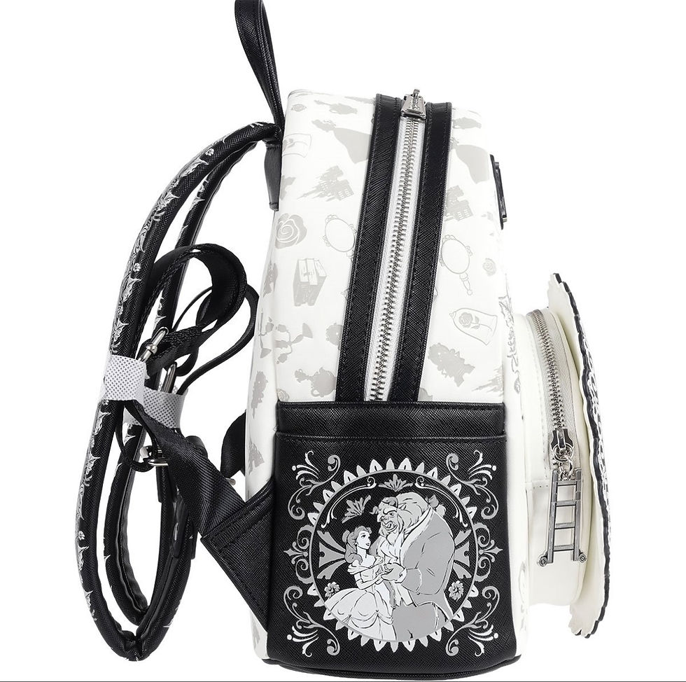 Thumbnail: Beauty and the Beast Belle Sketch Mini-Backpack by Loungefly