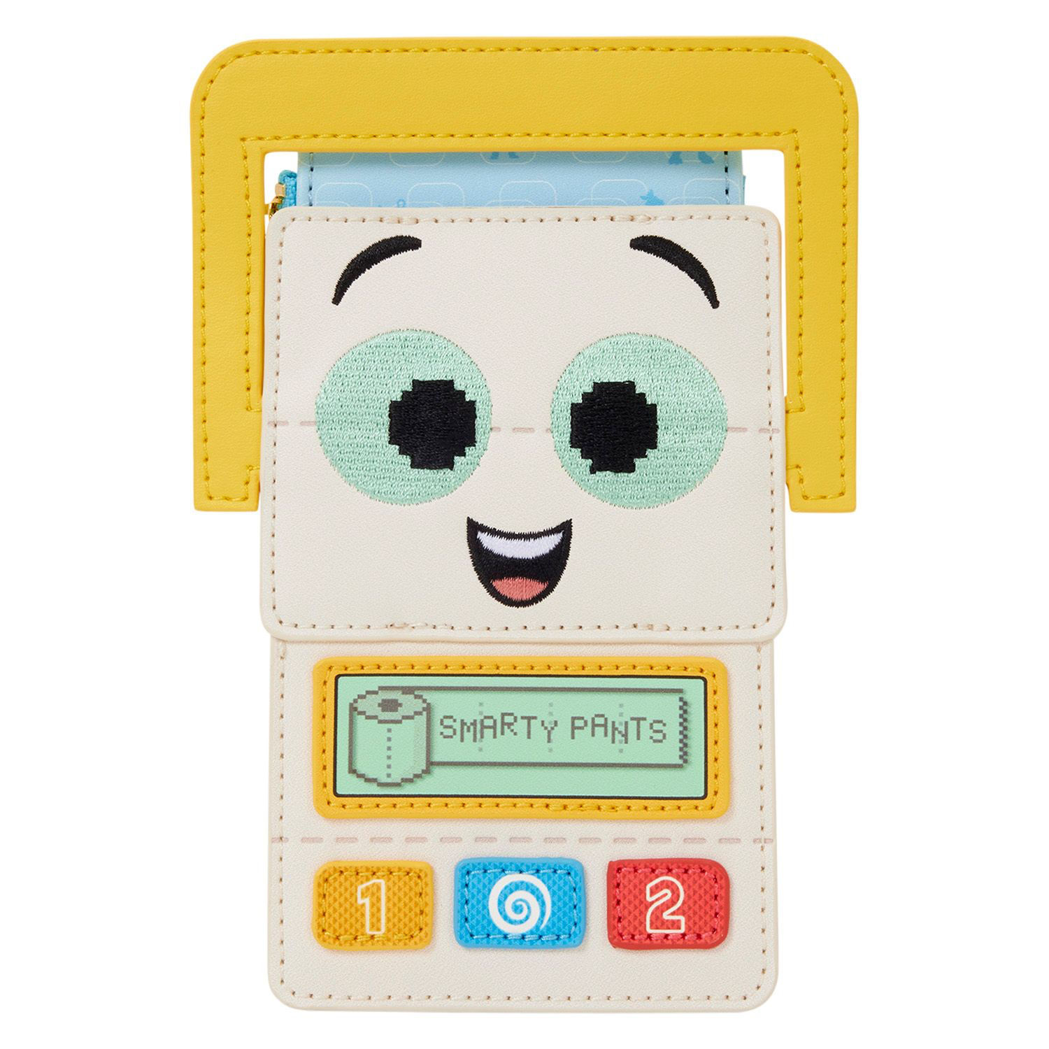 Front View of Toy Story 5 Smarty Pants Card Holder Wallet by Loungefly