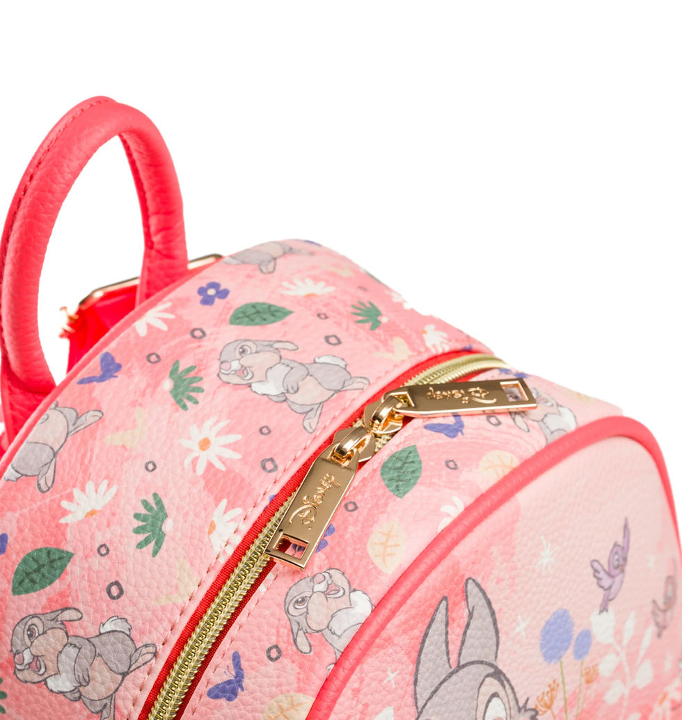 Thumbnail: Disney's Bambi and Thumper WondaPop 11" Vegan Leather Fashion Mini Backpack