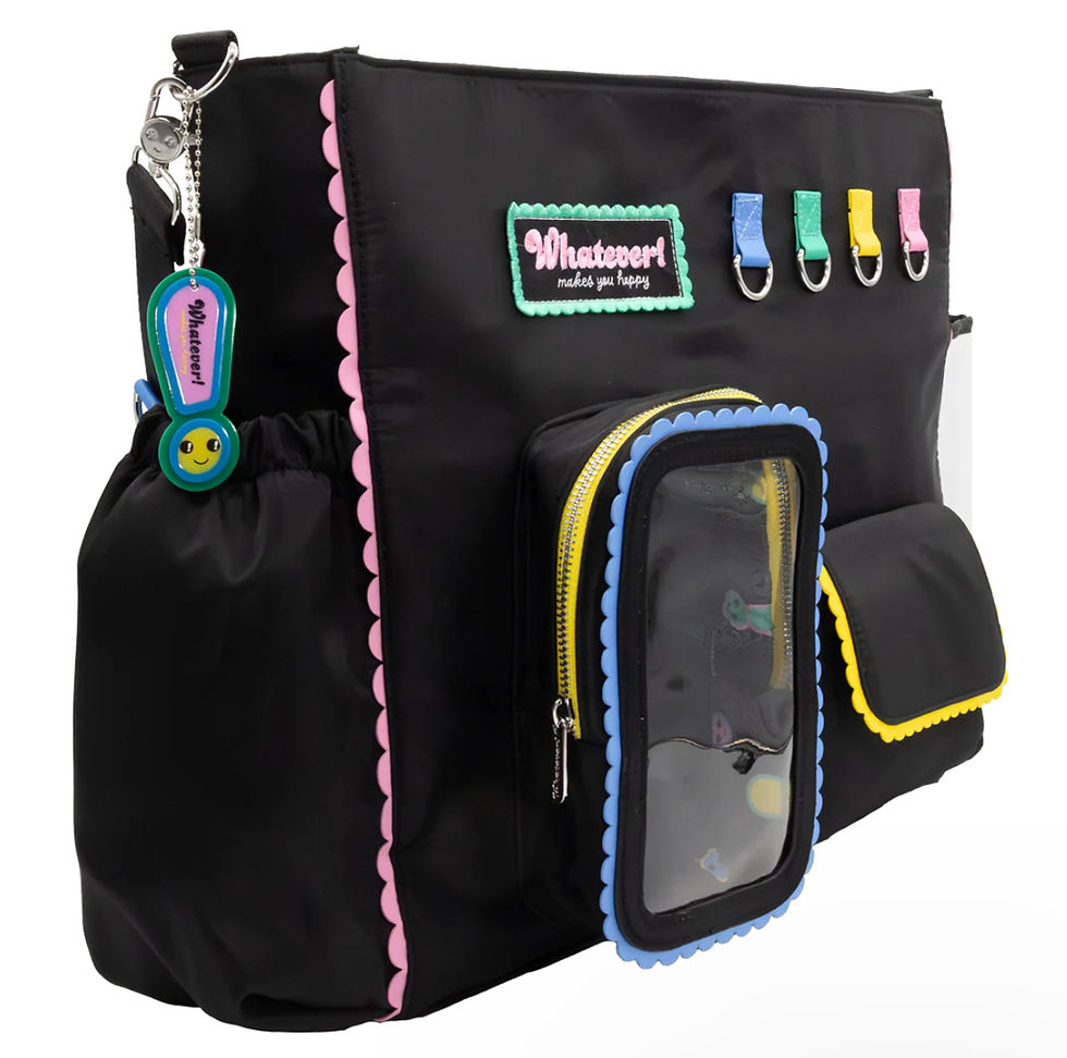 Thumbnail: Whatever! Makes You Happy Emotional Support Trinket Tote Bag