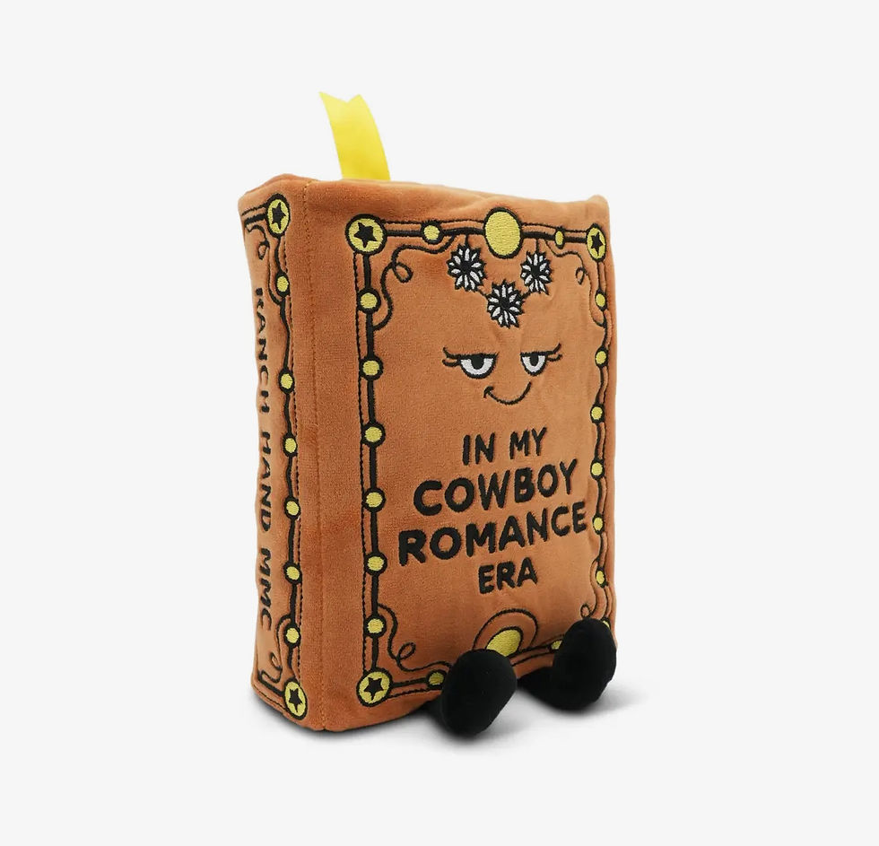 Thumbnail: "In My Cowboy Romance Era" Book Plush