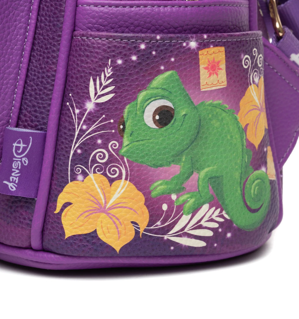 Thumbnail: Disney's Tangled -- Rapunzel WondaPop 11" Vegan Leather Fashion Mini Backpack