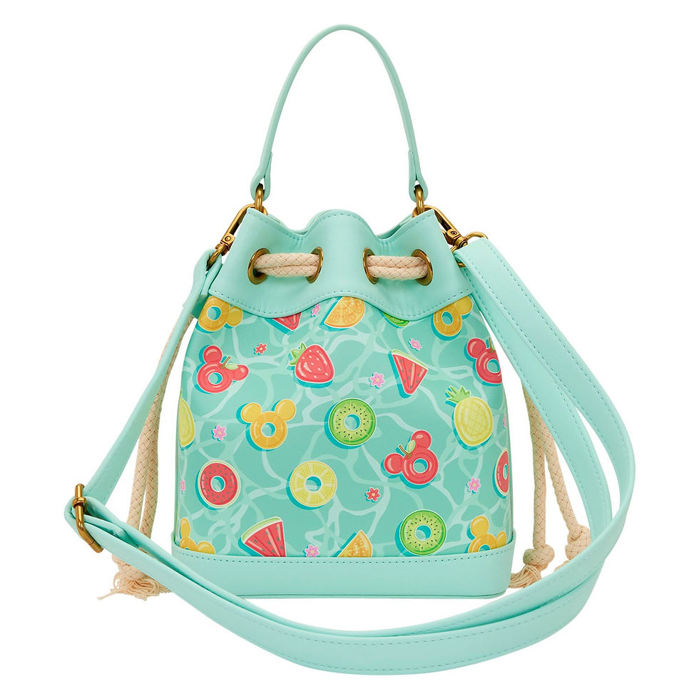 Thumbnail: Mickey Minnie Mouse Floatie Beach Fun Bucket Crossbody Bag by Loungefly